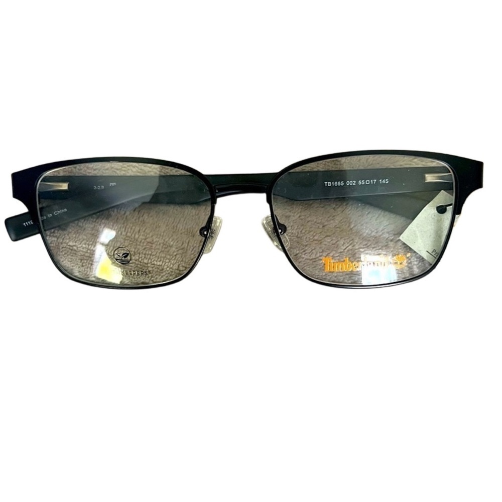 Men's Timberland Eyeglass Frames TB1665 002 Black Matte 55-17-145